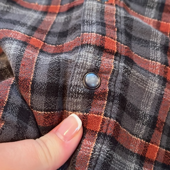 Prana - Lined Flannel Shirt size‎ M - Picture 2 of 8